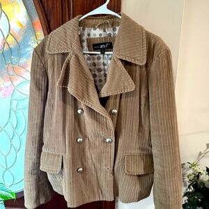 Corduroy tan jacket